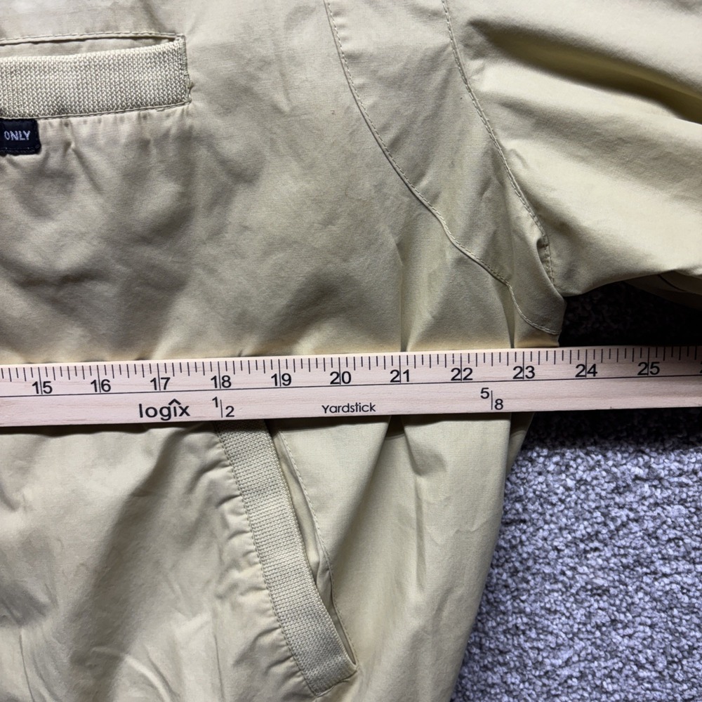 Vintage Members Only Jacket Adult 46L Yellow Full Zip Racer Bomber 80s Mens Read - Picture 7 of 12